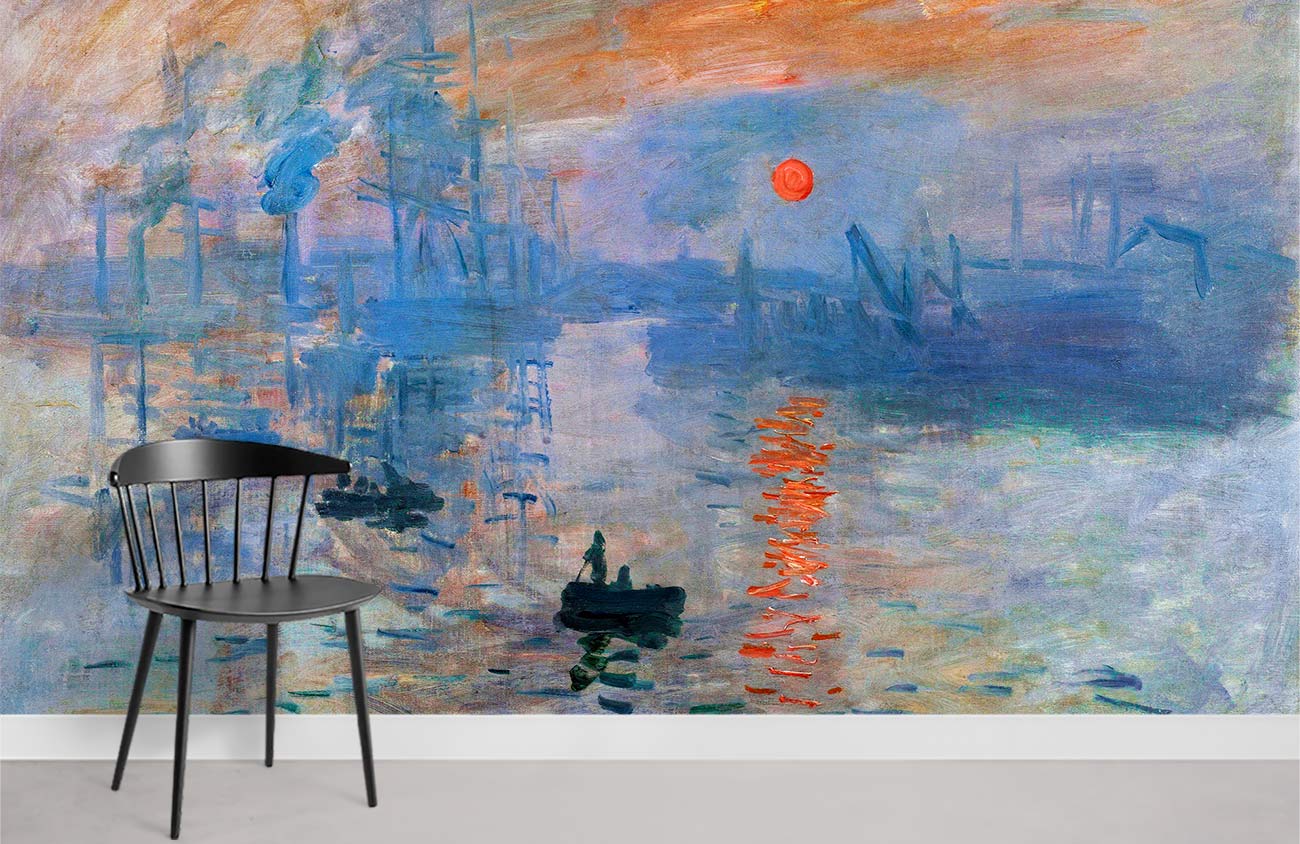 papier peint Sunrise de Monet