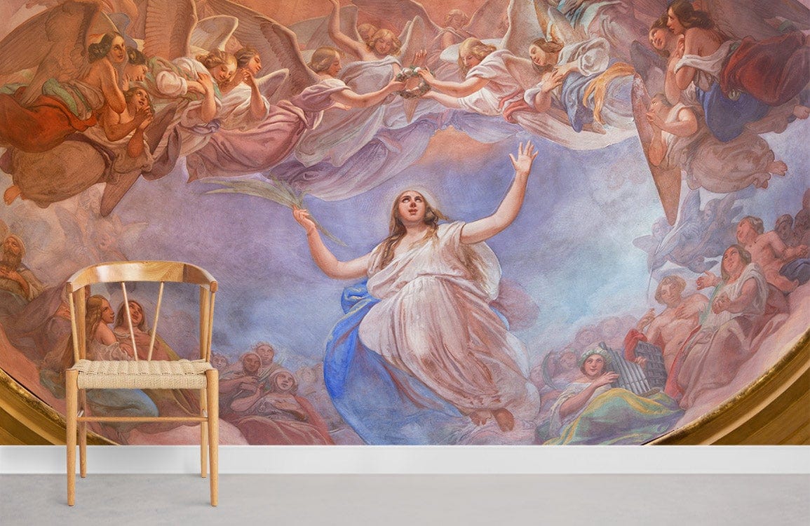 Salle des peintures murales du chœur angélique
