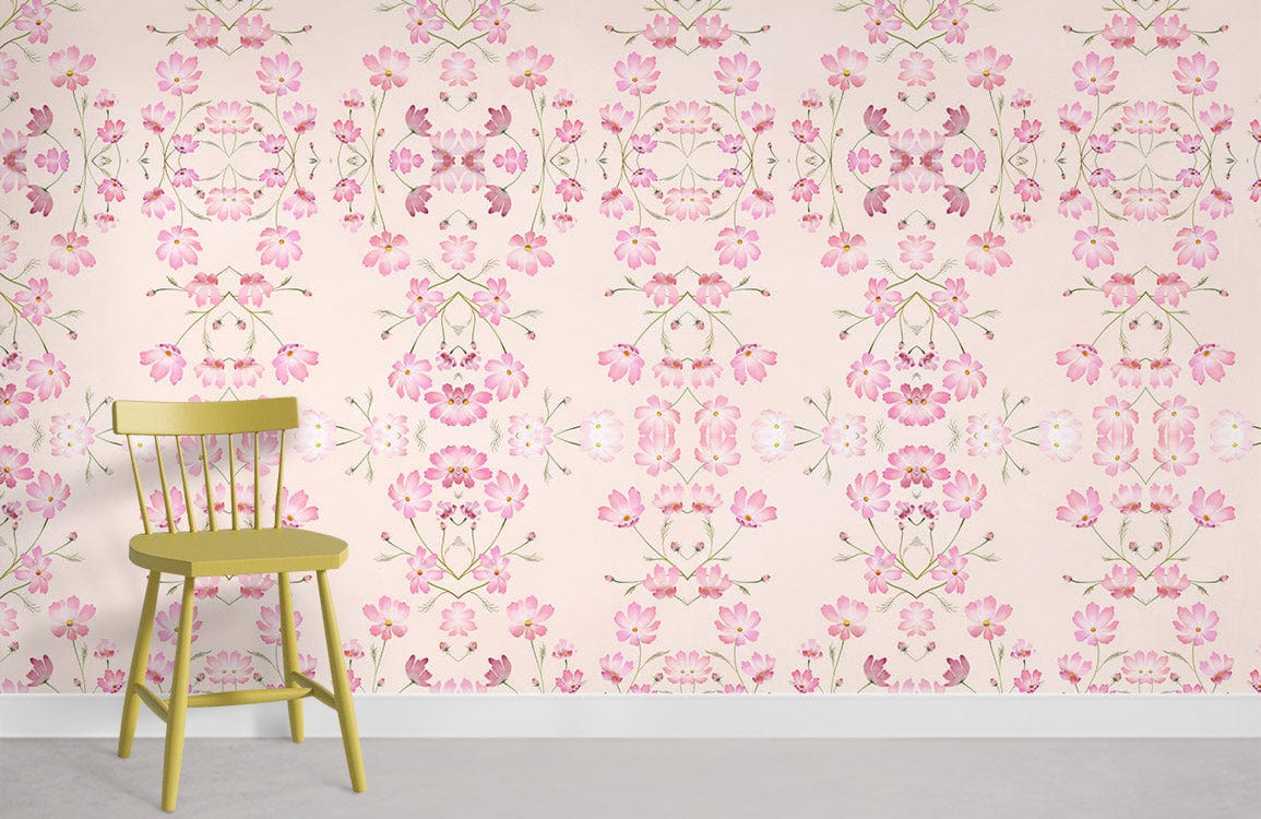 Motif de fleurs de Sakura Papier peint Chambre murale