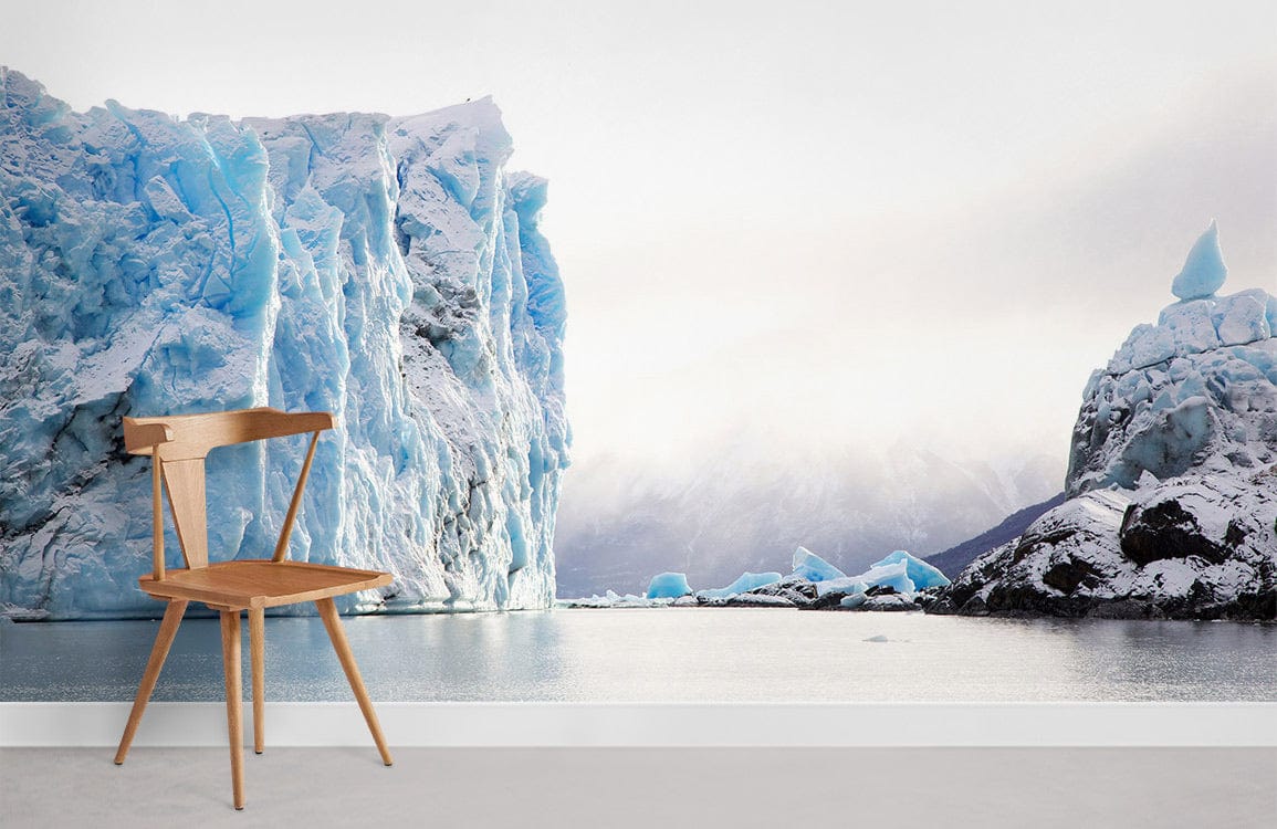 Glacier mural de paysage glaciaire cool pour la maison