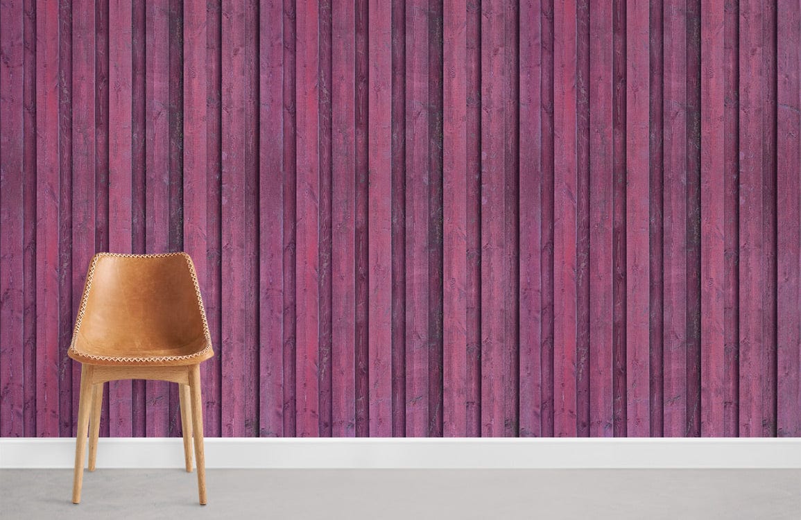 Murales murales de texture en bois vertical violet pour la maison