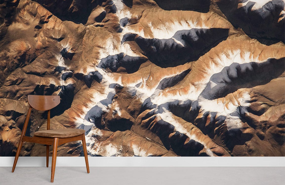 Papier Peint Fresque Himalaya Vu de l'Espace