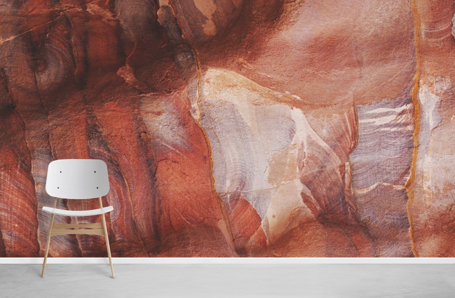 murale de canyon de roche de montagne