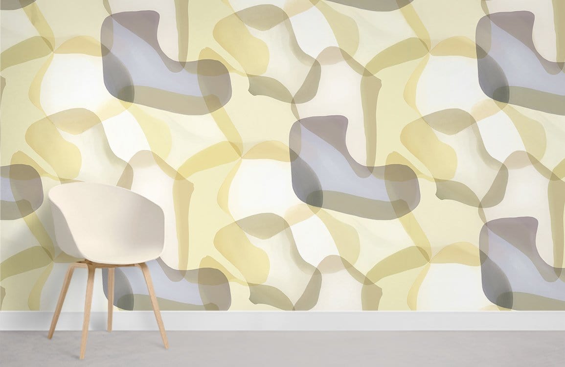 Pictogrammes abstraits Paper peint Mural Room
