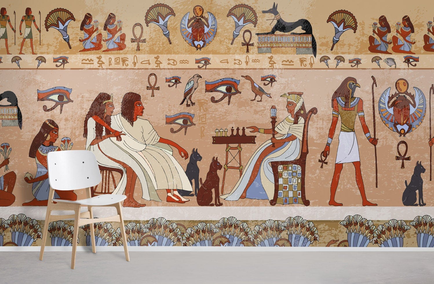 Papier peint de loyauté de l'égyptologie pour la chambre
