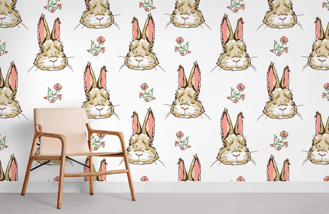 Ever Wallpaper de lapin marron pour les enfants