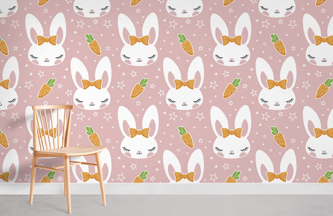 Ever Wallpaper de lapin et de carotte pour les enfants