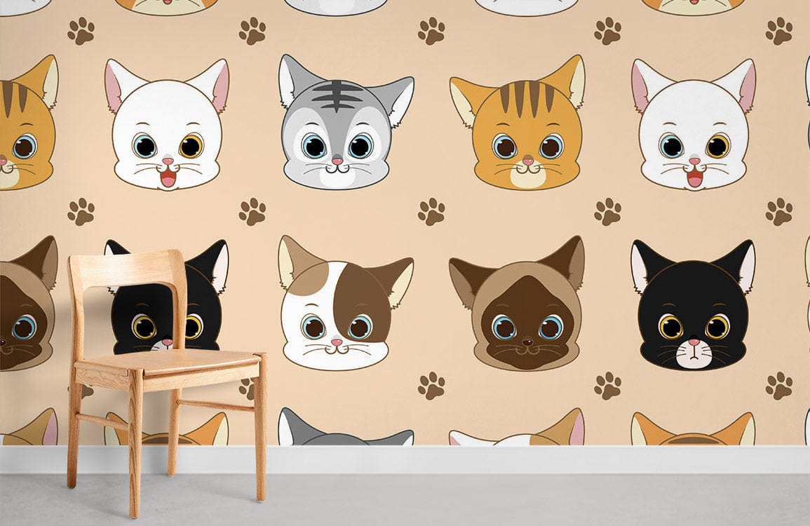 Ever Wallpaper de chats de dessins animés pour les enfants