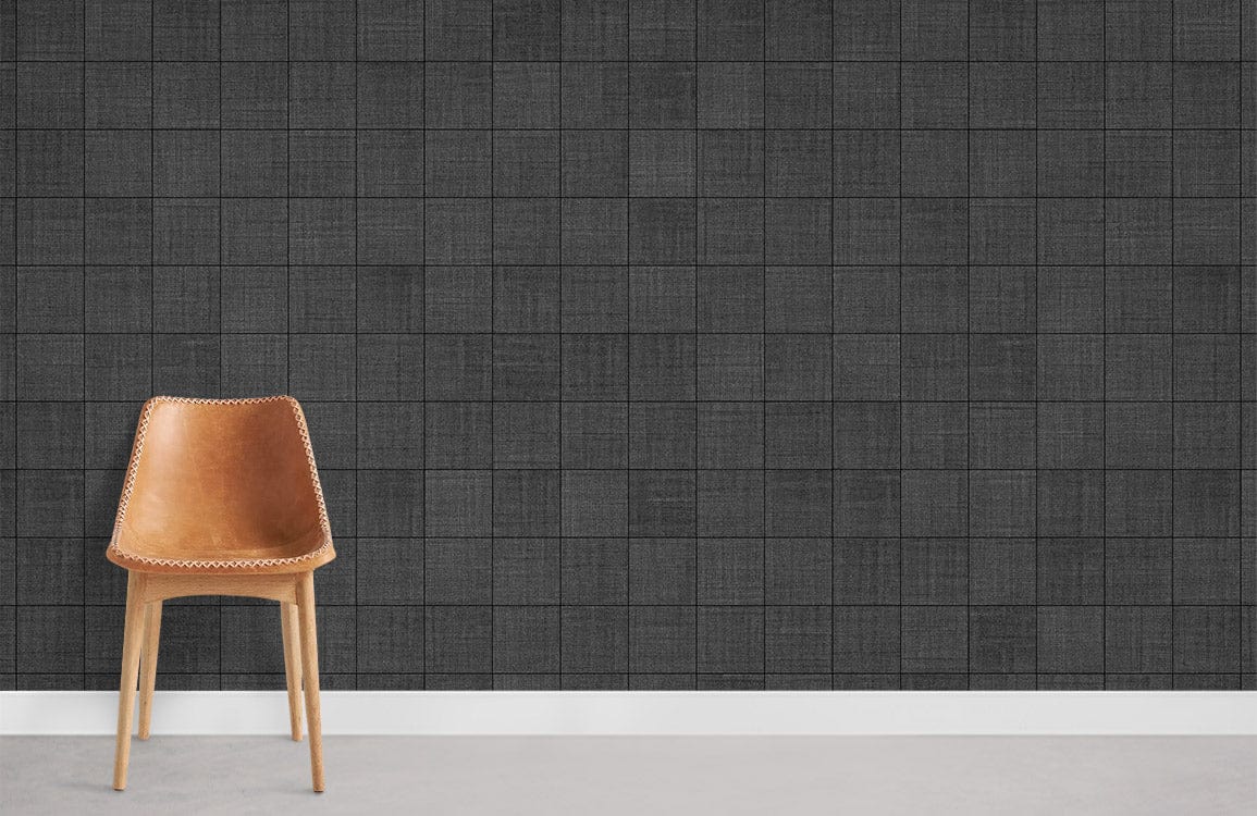 papier peint Carré noir