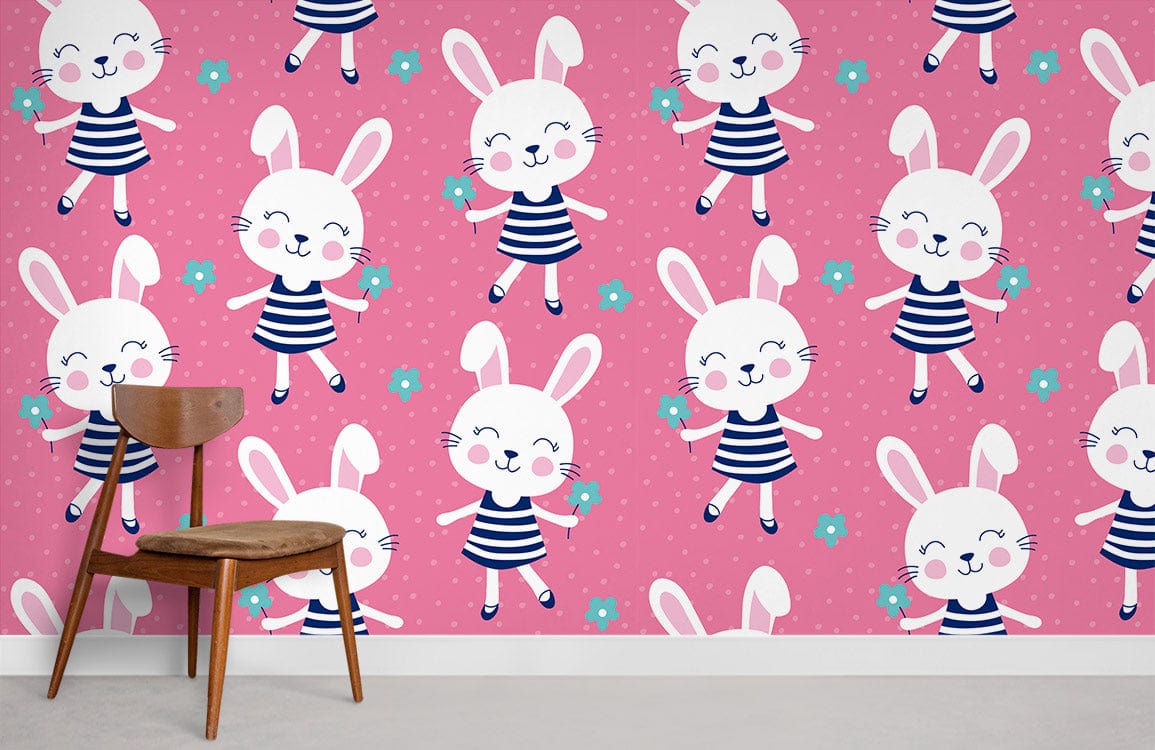 Room de Ever Wallpaper de la murale de lapin joyeux