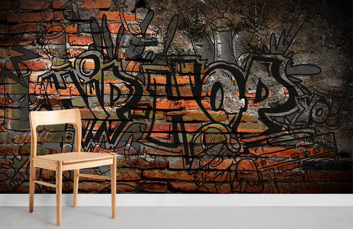 Papier Peint Fresque Hip Hop
