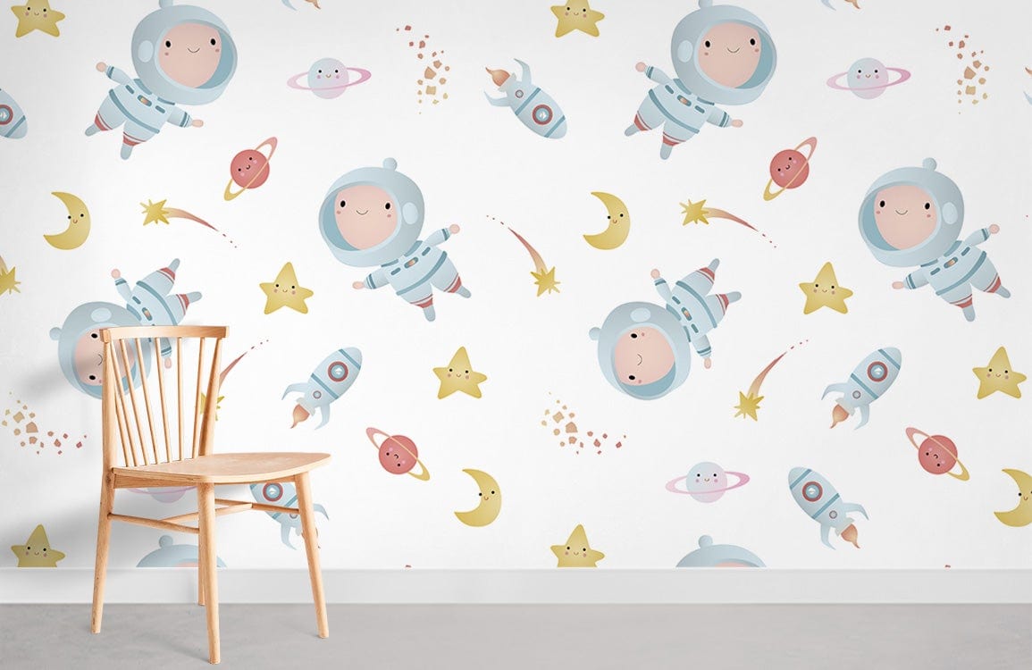 Petit-astronaute Paper peint mural Salle