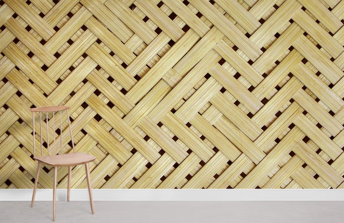 Papier peint de motif en bois pastel salle murale