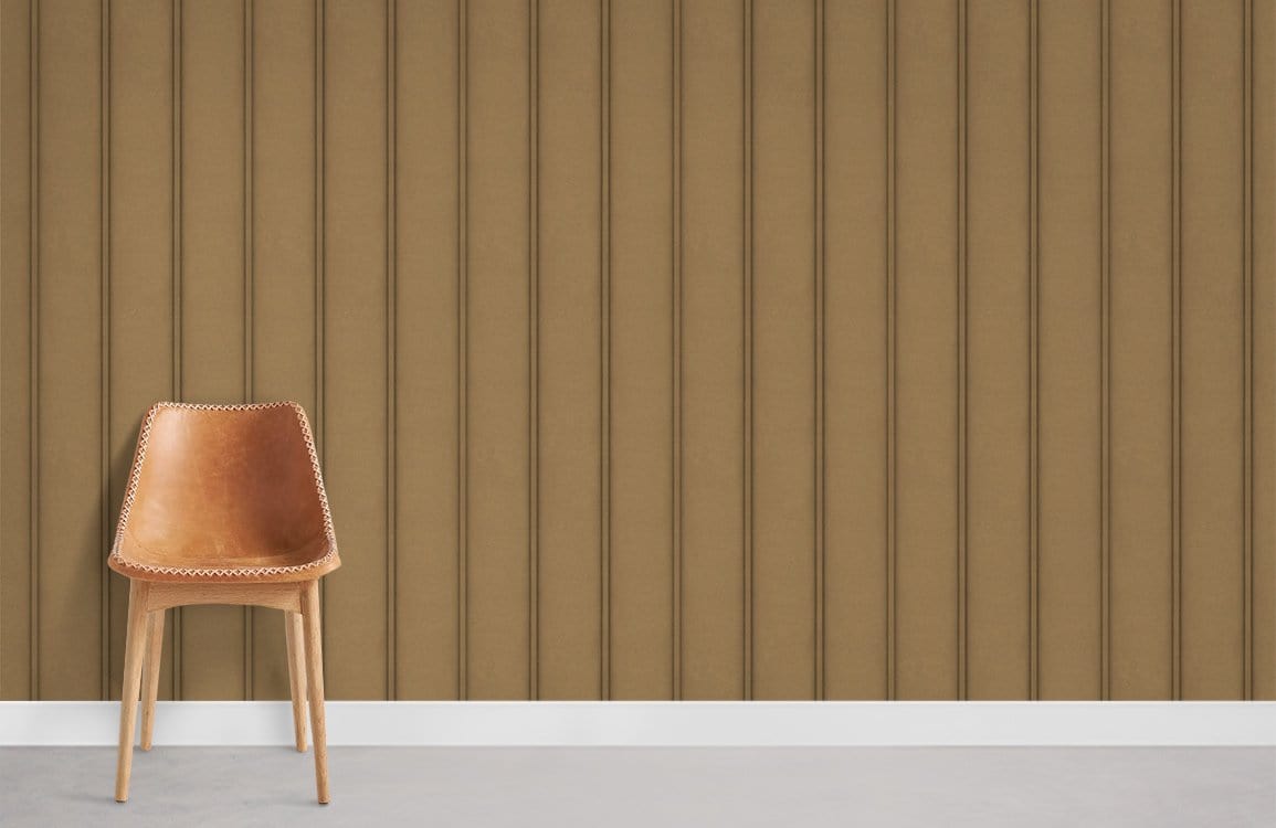 Papier peint à effet de métal brun