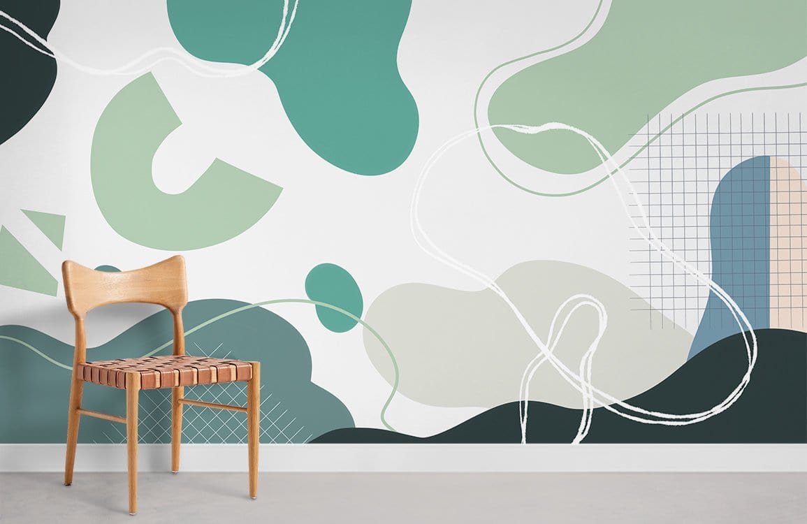Morandi Blocs Papier Peint Chambre Murale