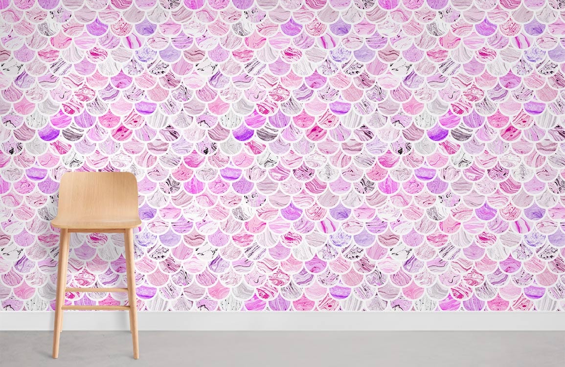 Carreaux de marbre violet chambre
