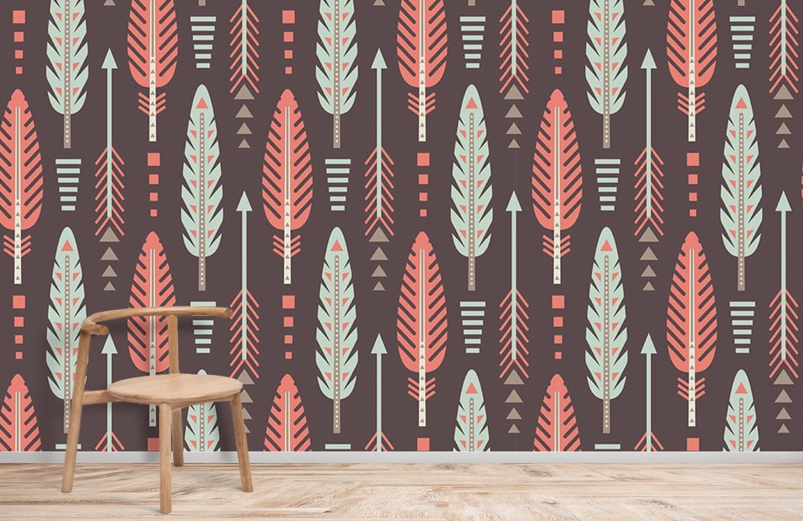 Pérou Géométrique Vector Fond Repeat Wallpaper Mural