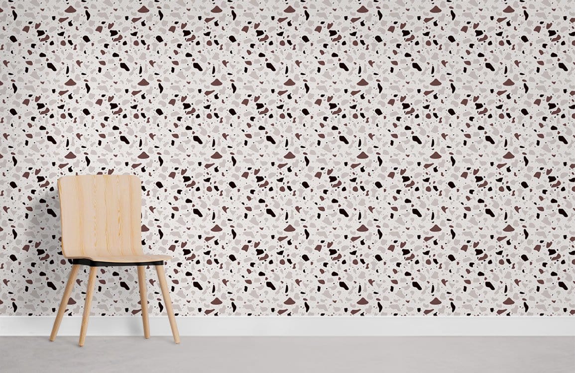 Papier peint à motif terrazzo pour la maison