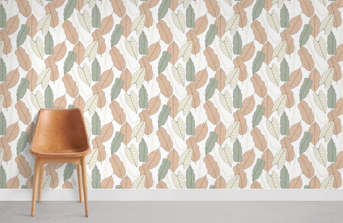 Tricolor Banana Lave Papier peint Mural