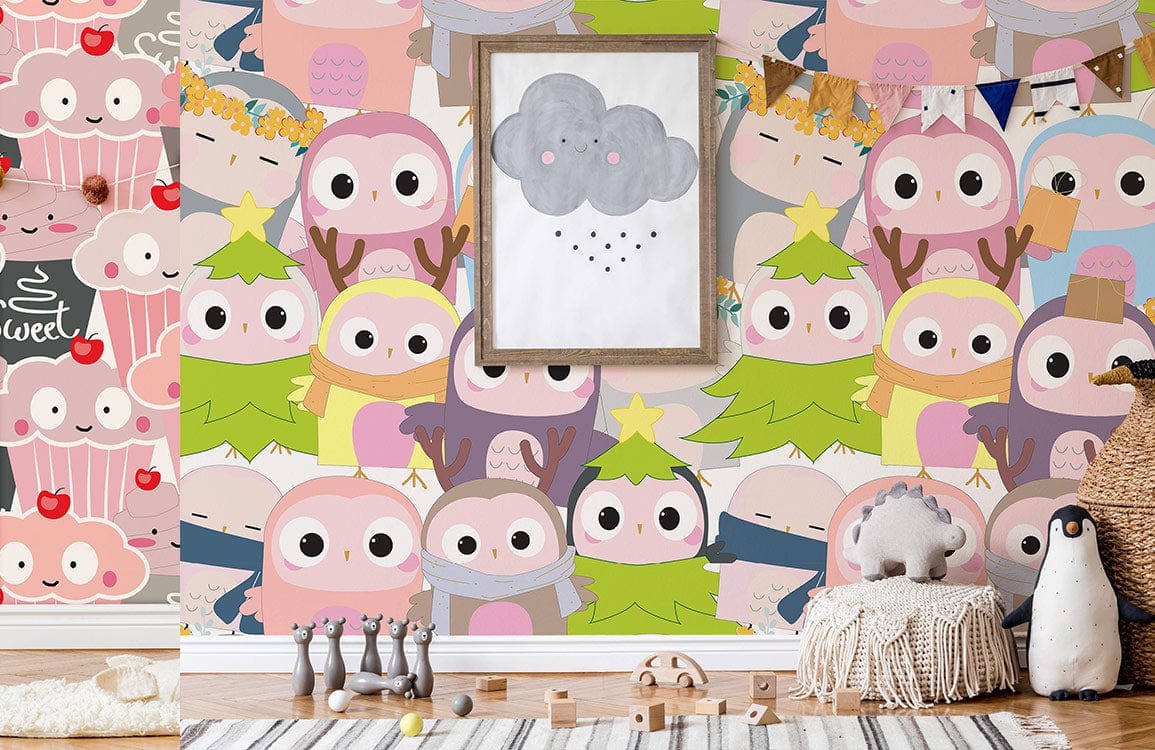papier peint mural personnalisé pour la décoration de la chambre d'enfant.